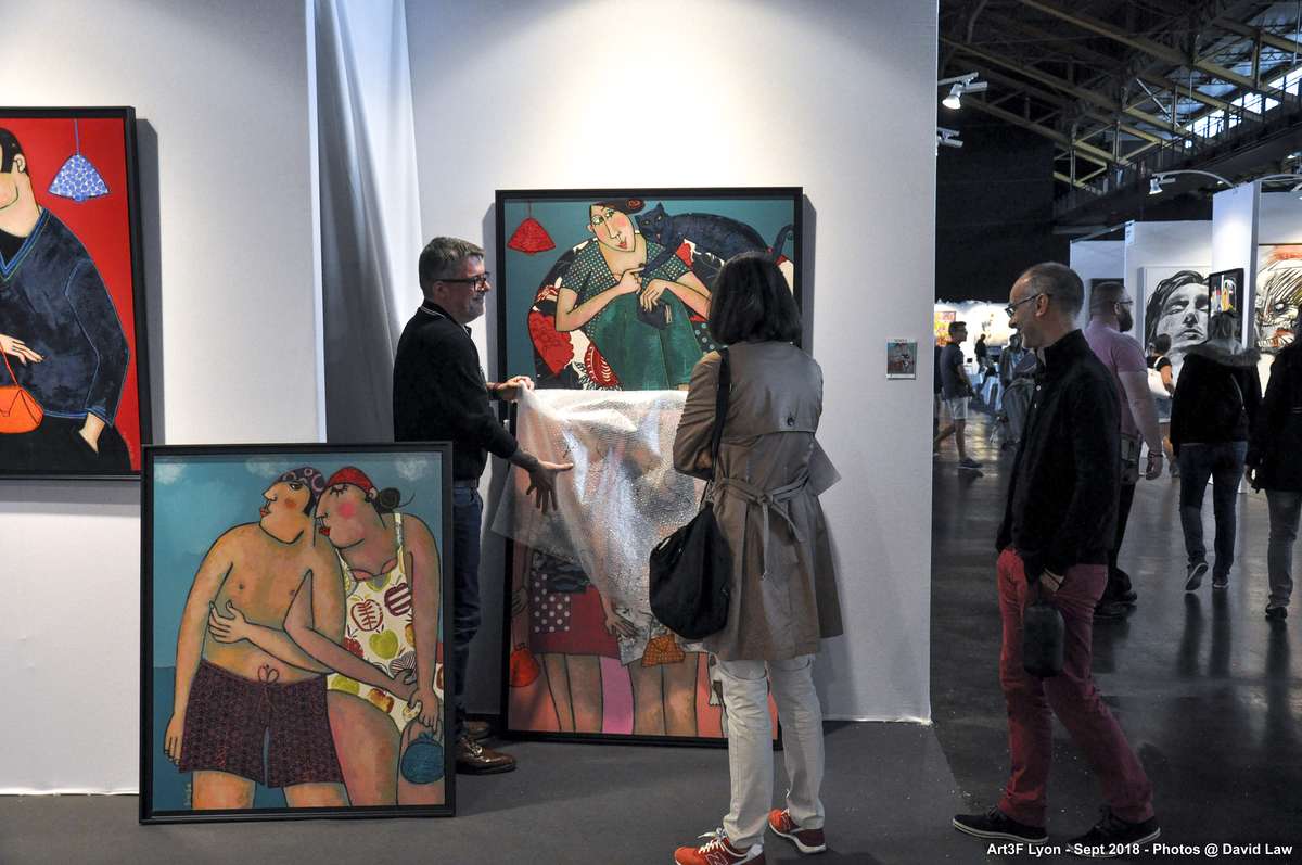 巴黎當(dāng)代藝術(shù)博覽會，art3f，藝術(shù)展會現(xiàn)場